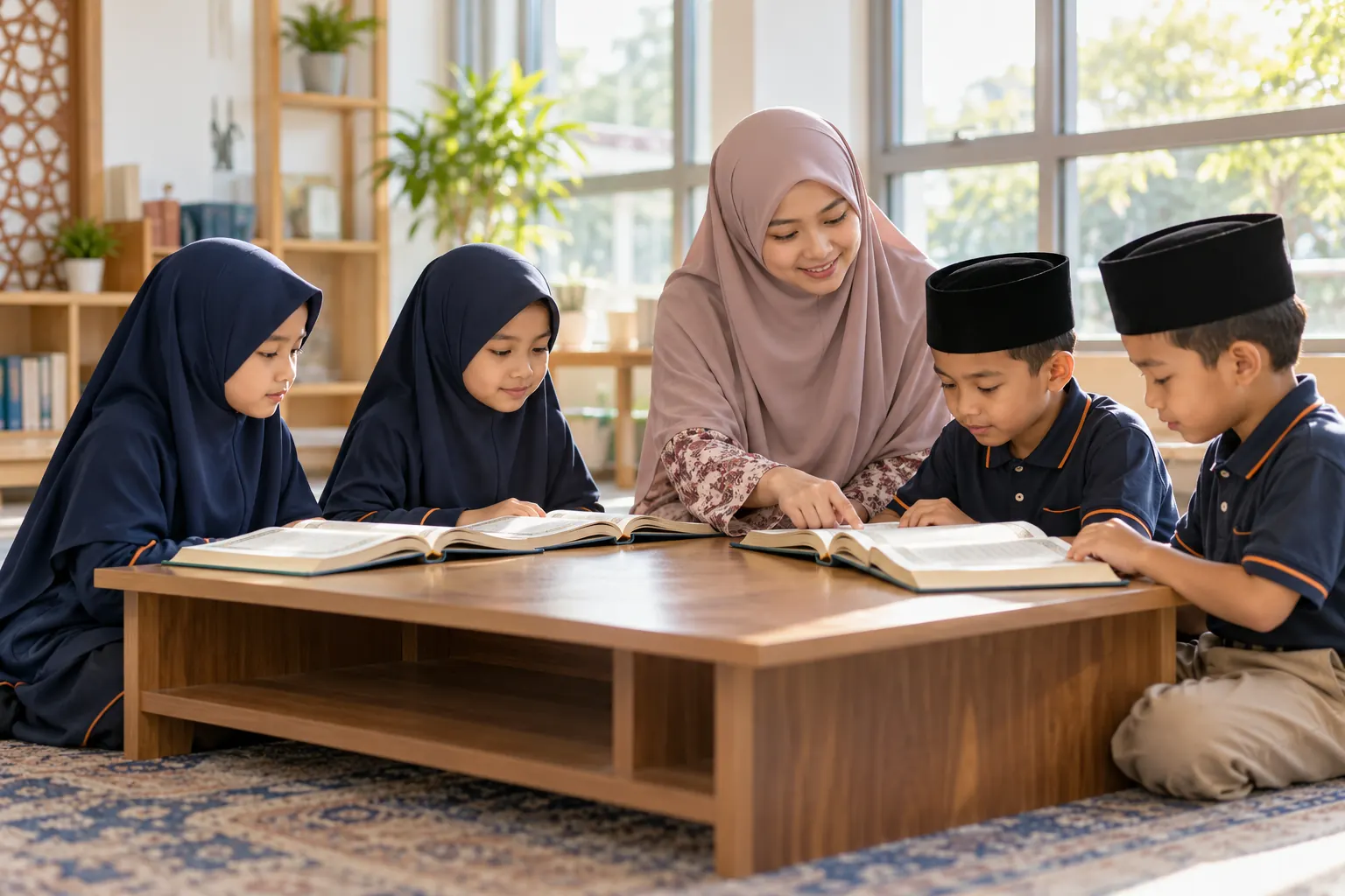 Visual konsep pembelajaran Al-Quran bersama pendidik